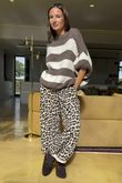 Scamp Leopard Demi Bloom Pant Stone /10 =